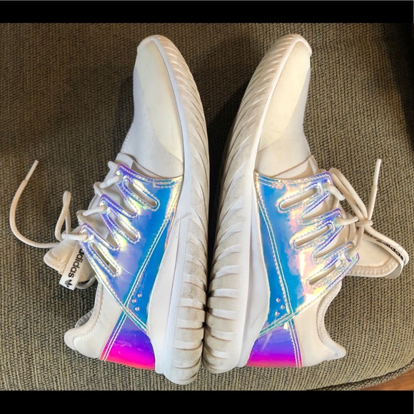 Ultra Rare Adidas Tubular Holographic Iridescent 7 - Picture 3 of 10